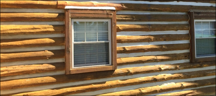 Log Home Whole Log Replacement  Saxe, Virginia