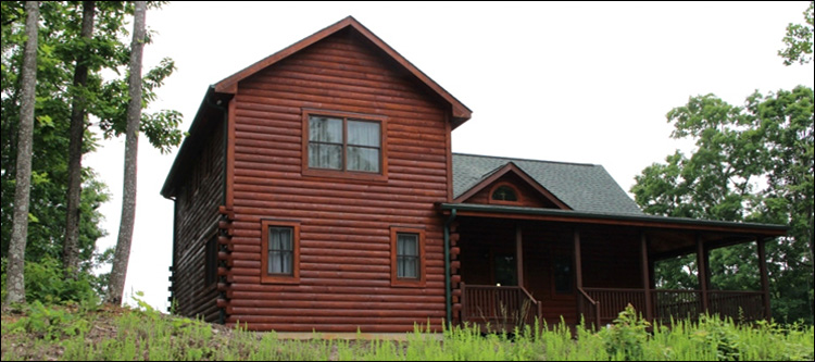 Professional Log Home Borate Application  Charlotte County, Virginia