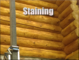  Charlotte County, Virginia Log Home Staining